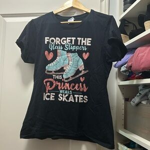 Port and company black ice skate tshirt short sleeve